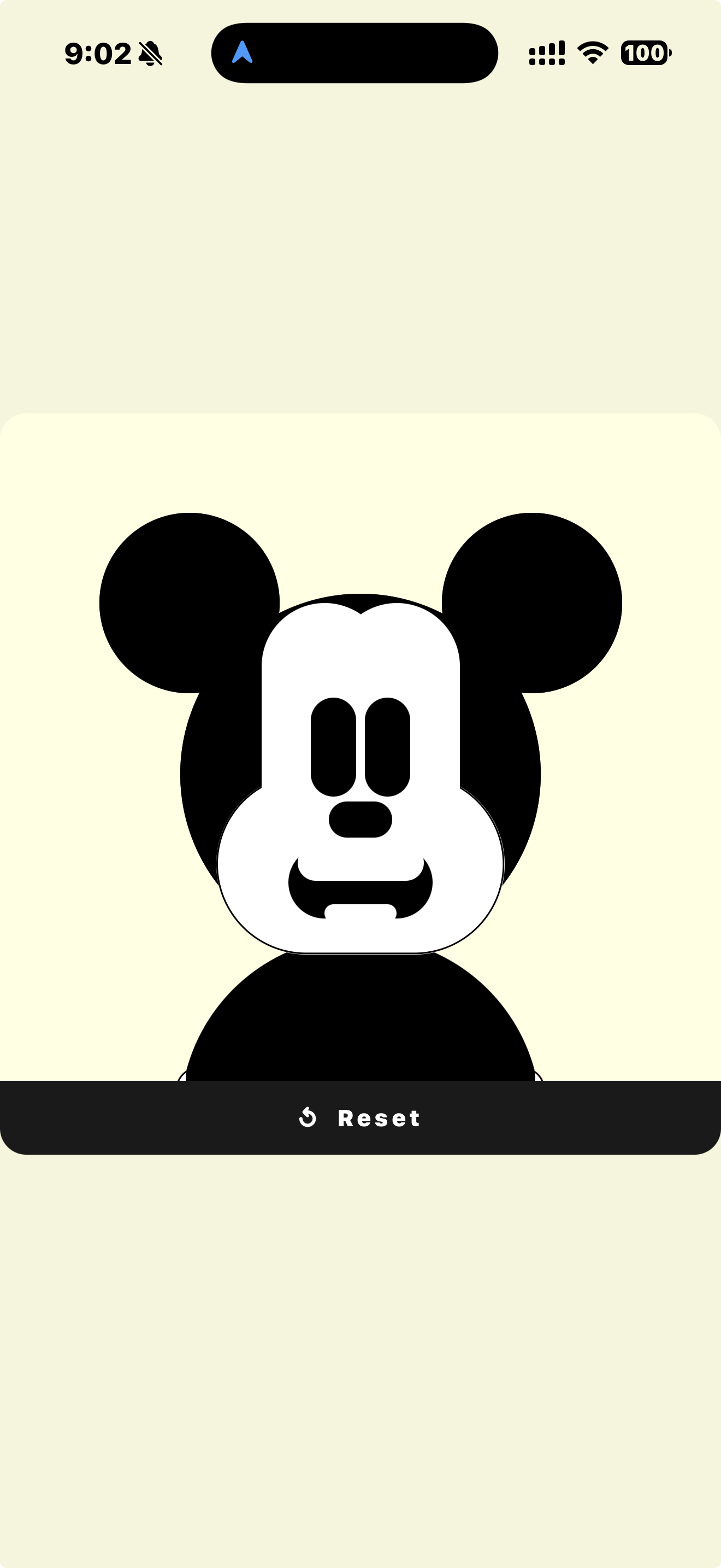 App in CodeHS preview — retro overlay